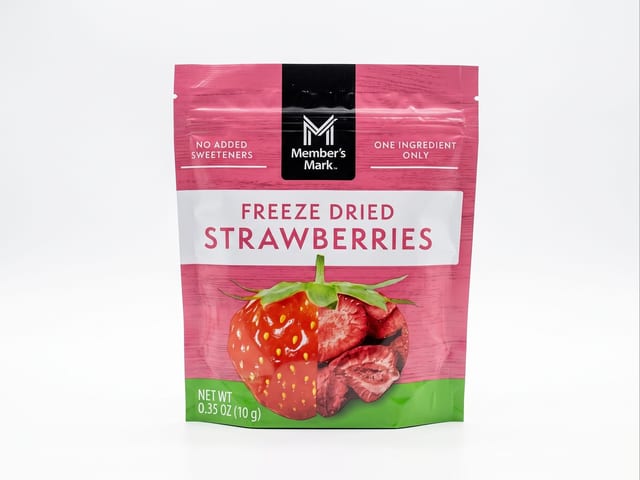 Freeze Dried Strawberries.