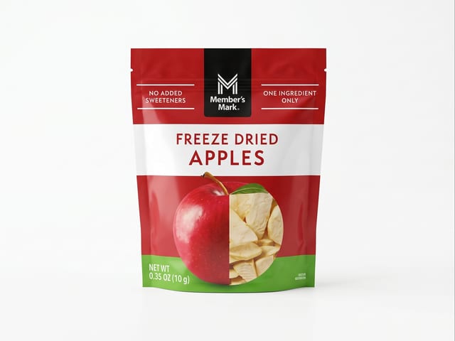 Freeze Dried Apples.