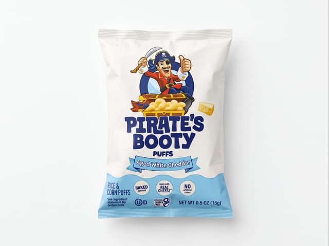 Pirate's Booty Aged White Cheddar.